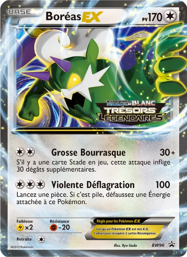 Boréas ex — carte BW96 de l’extension Promo BW