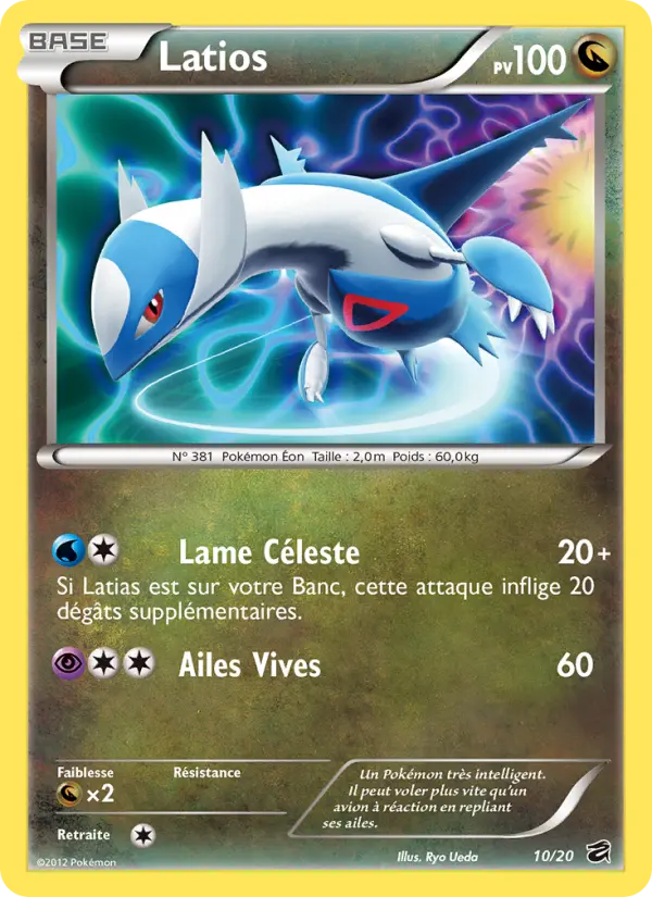 Latios — carte 10 de l’extension Coffre des Dragons