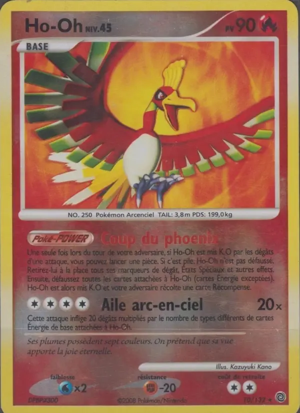 Ho-Oh — carte 10 de l’extension Merveilles Secrètes