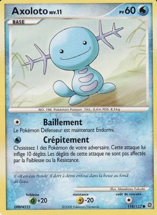Axoloto — carte 118 de l’extension Merveilles Secrètes