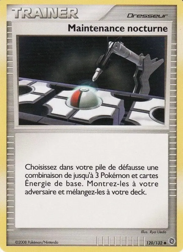 Maintenance nocturne — carte 120 de l’extension Merveilles Secrètes