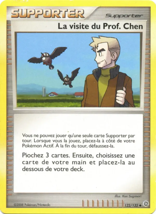 La visite du Prof. Chen — carte 122 de l’extension Merveilles Secrètes