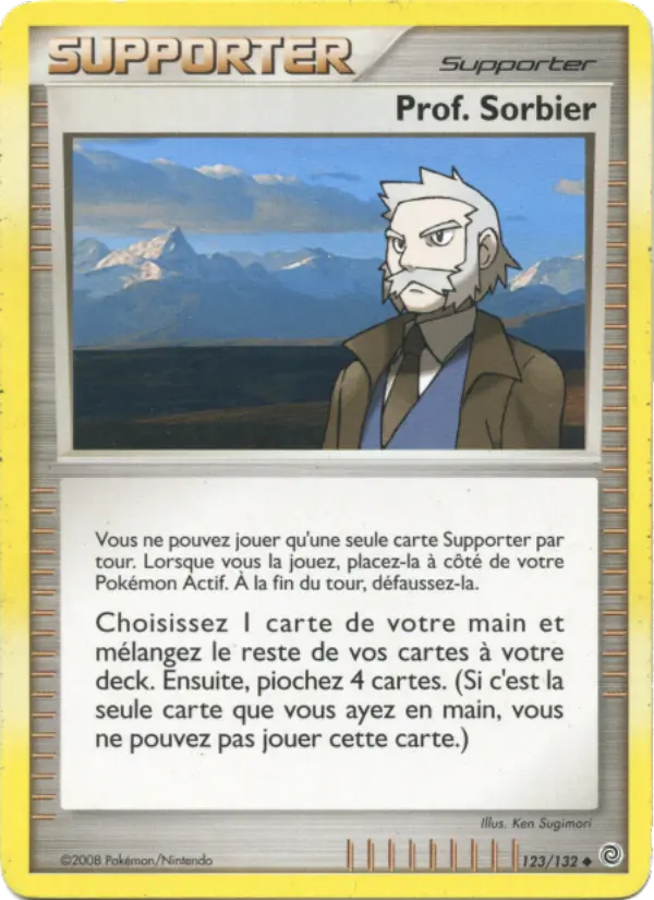 Prof. Sorbier — carte 123 de l’extension Merveilles Secrètes