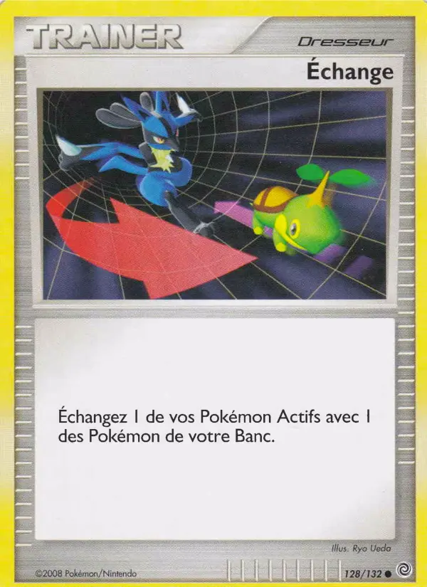 Échange — carte 128 de l’extension Merveilles Secrètes