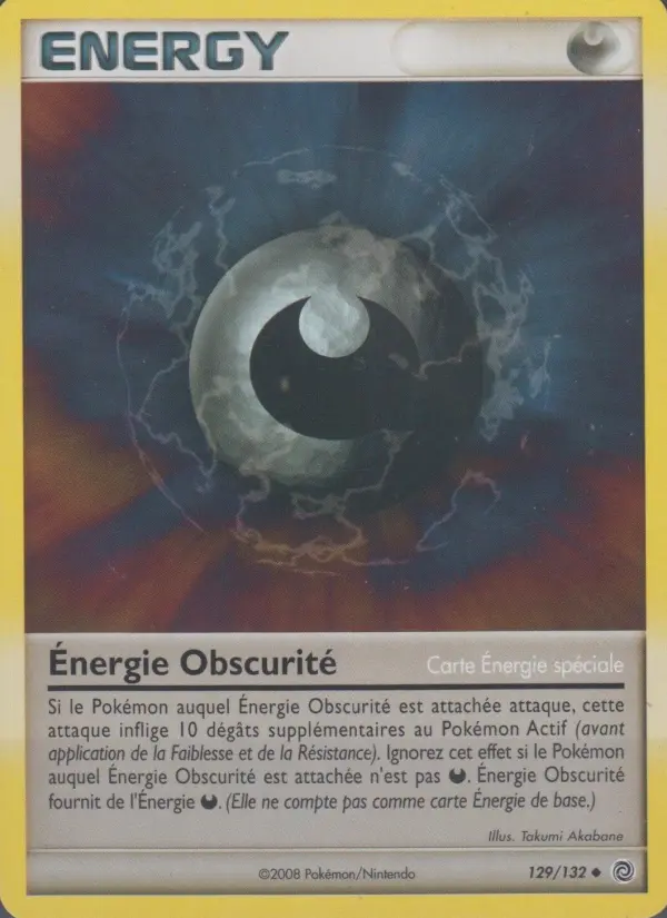 Énergie Obscurité — carte 129 de l’extension Merveilles Secrètes