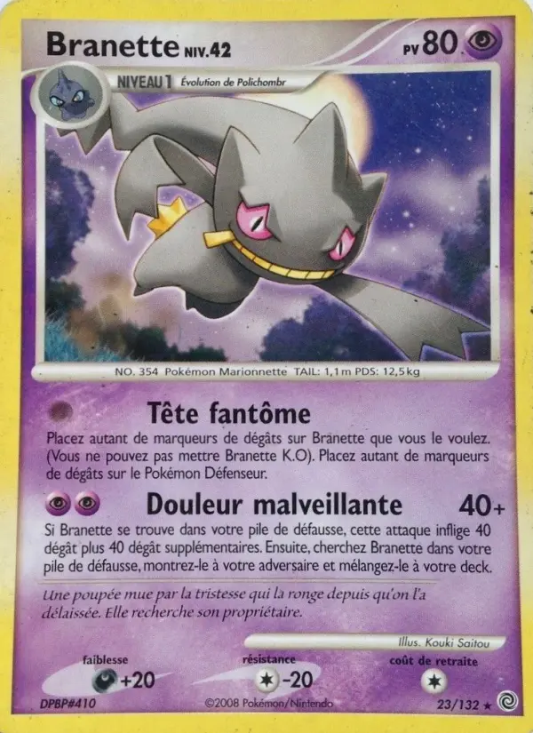 Branette — carte 23 de l’extension Merveilles Secrètes