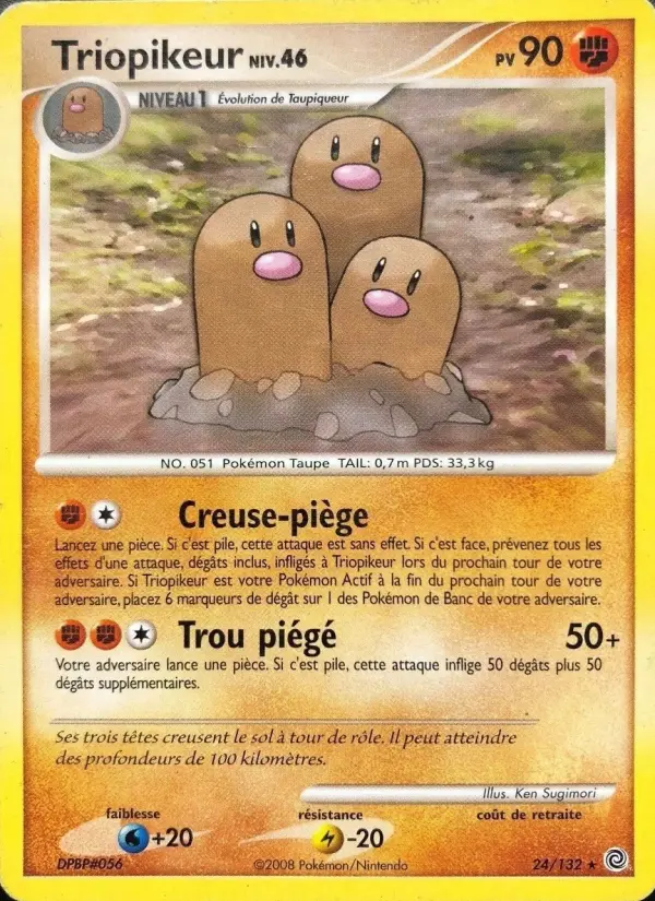 Triopikeur — carte 24 de l’extension Merveilles Secrètes
