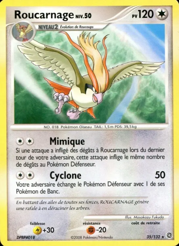 Roucarnage — carte 35 de l’extension Merveilles Secrètes