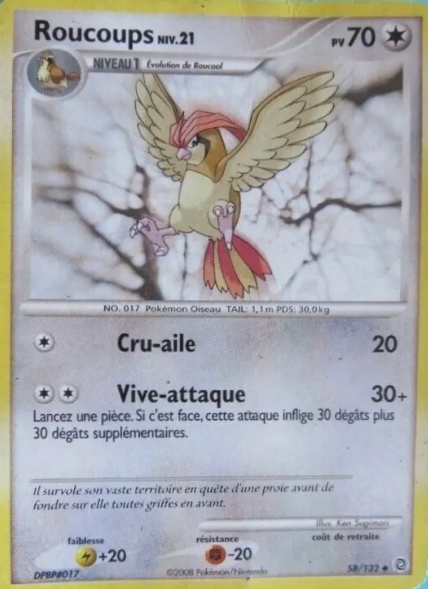 Roucoups — carte 58 de l’extension Merveilles Secrètes