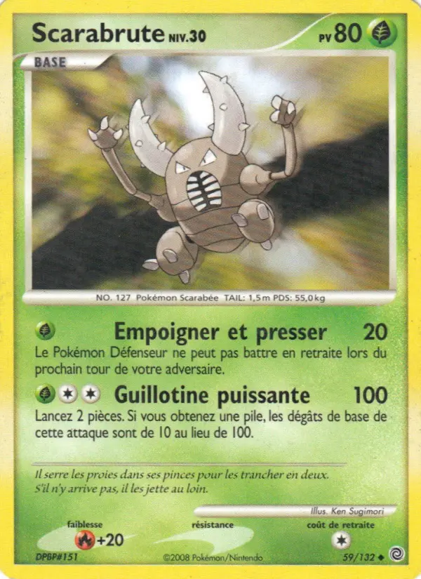 Scarabrute — carte 59 de l’extension Merveilles Secrètes