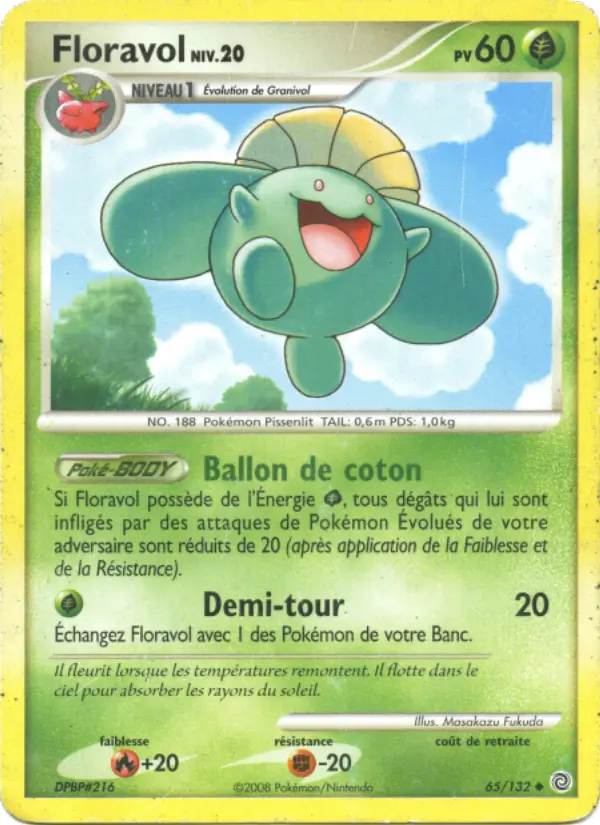 Floravol — carte 65 de l’extension Merveilles Secrètes