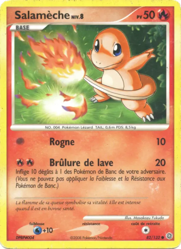 Salamèche — carte 82 de l’extension Merveilles Secrètes