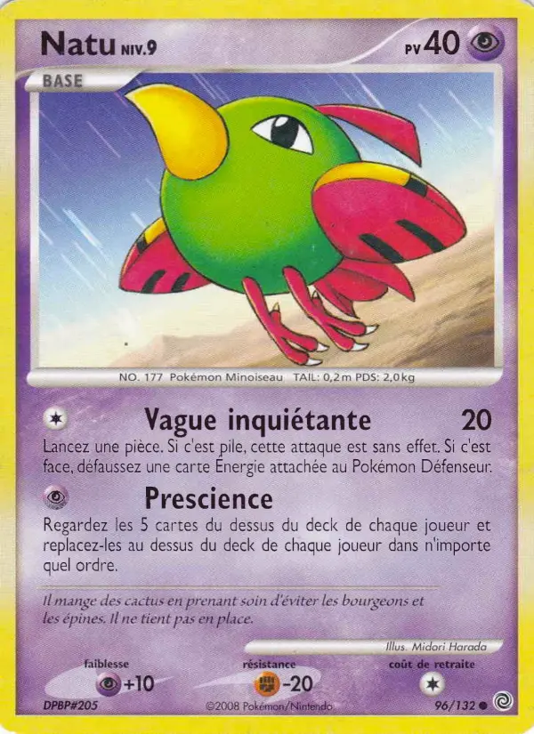 Natu — carte 96 de l’extension Merveilles Secrètes