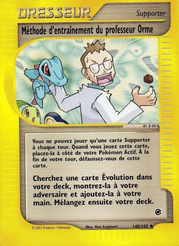 Méthode d'entraînement du professeur Orme — carte 148 de l’extension Expedition