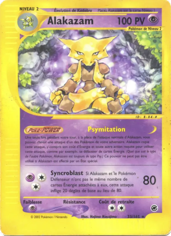Alakazam — carte 33 de l’extension Expedition