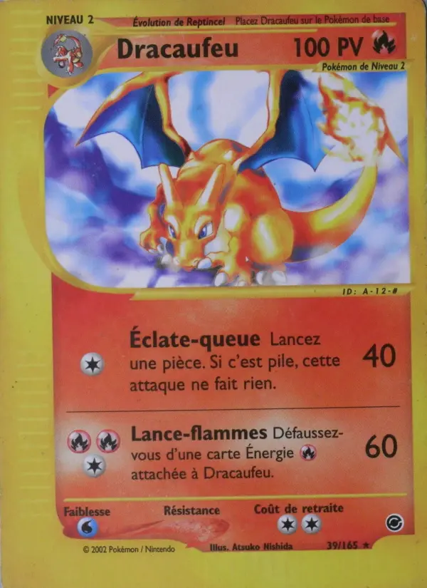 Dracaufeu — carte 39 de l’extension Expedition