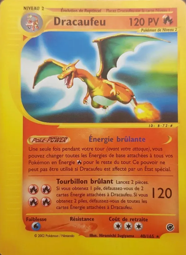 Dracaufeu — carte 40 de l’extension Expedition
