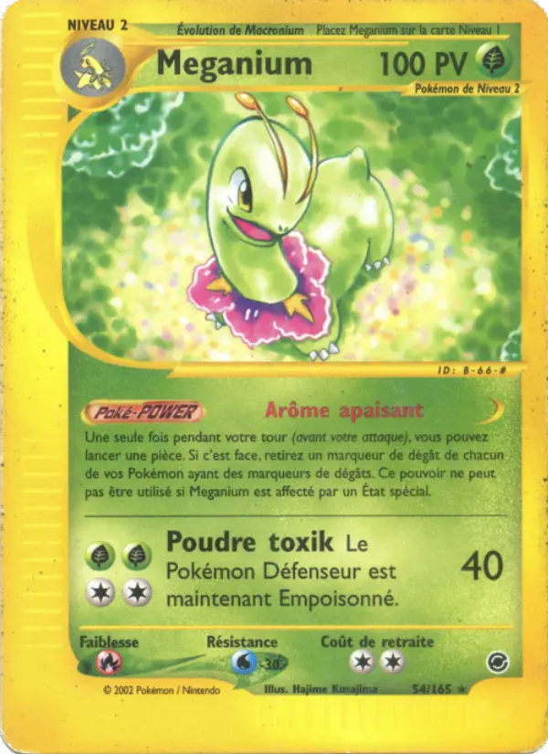 Meganium — carte 54 de l’extension Expedition