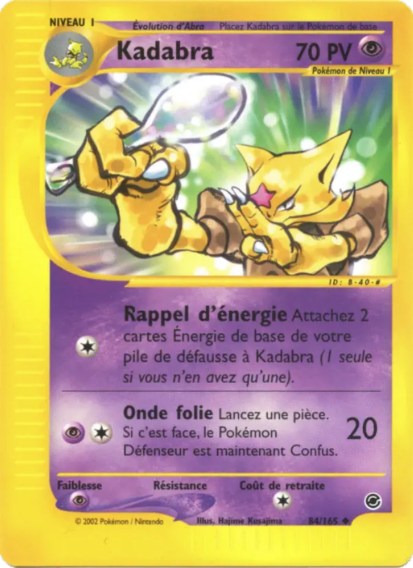 Kadabra — carte 84 de l’extension Expedition