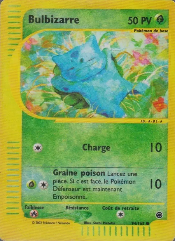 Bulbizarre — carte 94 de l’extension Expedition