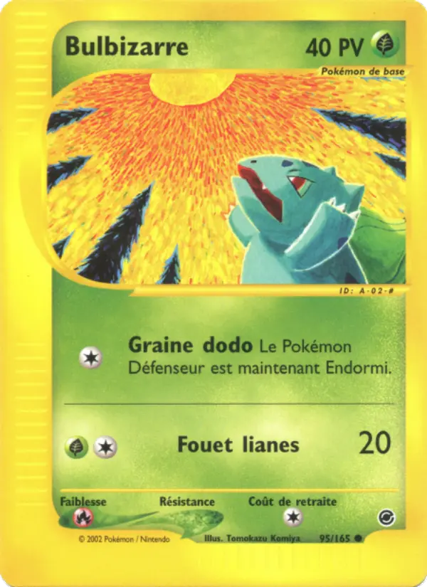 Bulbizarre — carte 95 de l’extension Expedition