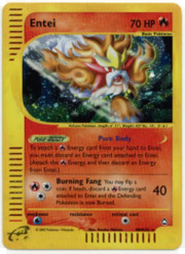 Entei — carte 10 de l’extension Aquapolis