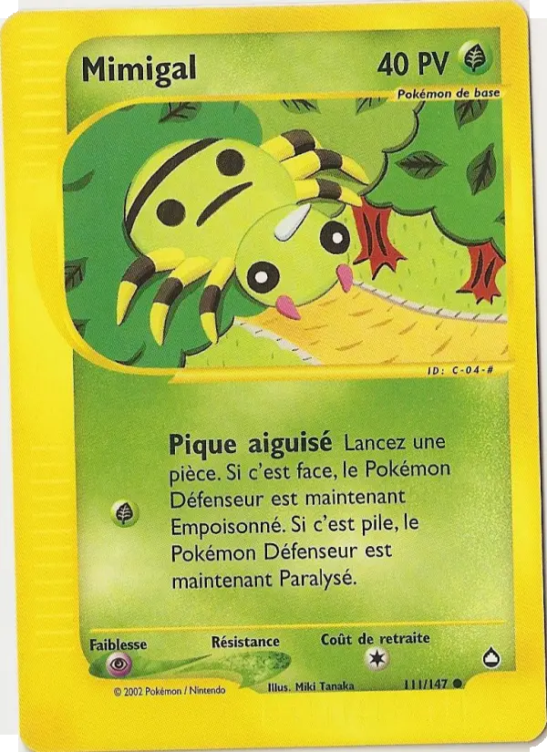 Mimigal — carte 111 de l’extension Aquapolis