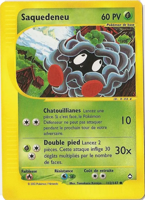 Saquedeneu — carte 112 de l’extension Aquapolis