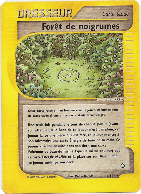 Forêt de noigrumes — carte 118 de l’extension Aquapolis