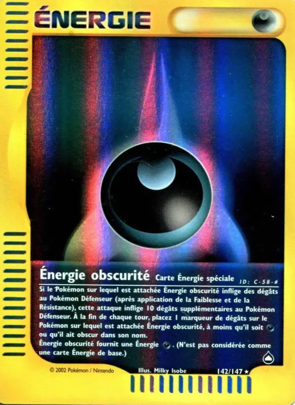Énergie obscurité — carte 142 de l’extension Aquapolis