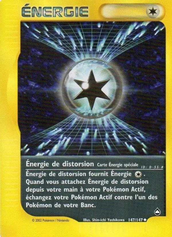 Énergie de distorsion — carte 147 de l’extension Aquapolis