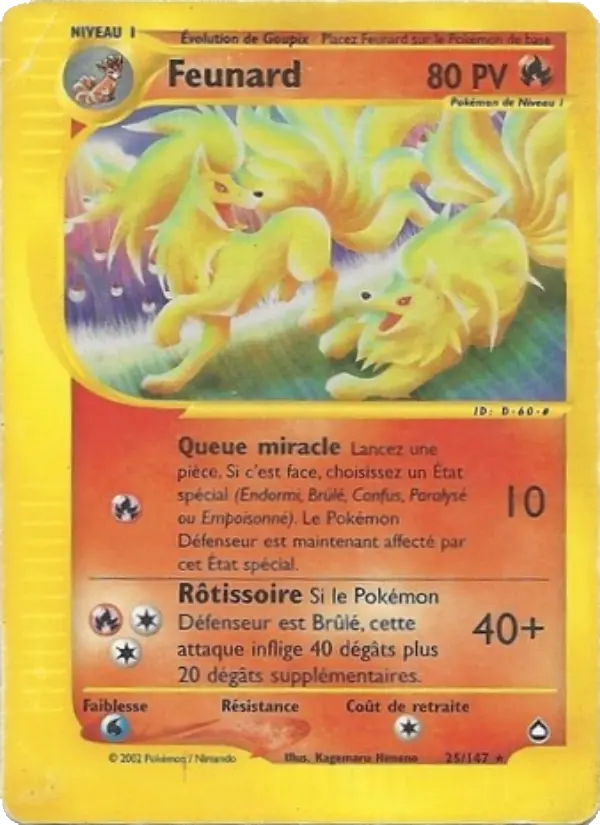 Feunard — carte 25 de l’extension Aquapolis