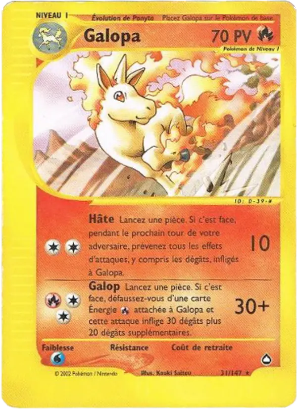 Galopa — carte 31 de l’extension Aquapolis