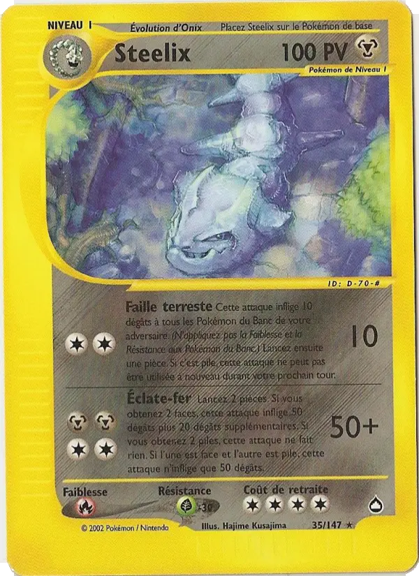Steelix — carte 35 de l’extension Aquapolis