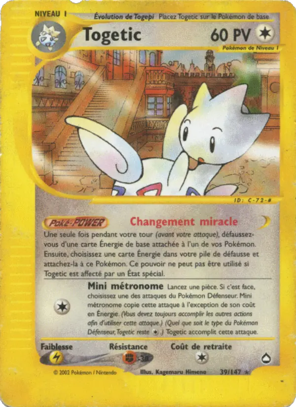 Togetic — carte 39 de l’extension Aquapolis