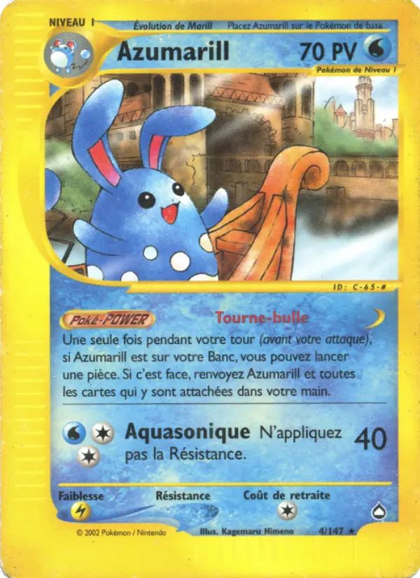 Azumarill — carte 4 de l’extension Aquapolis