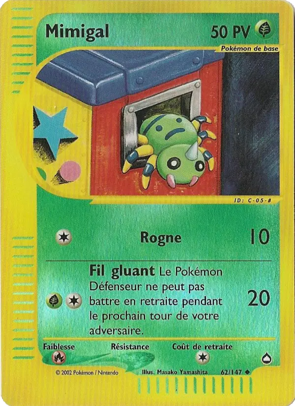 Mimigal — carte 62 de l’extension Aquapolis