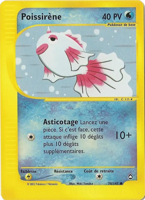 Poissirène — carte 78 de l’extension Aquapolis