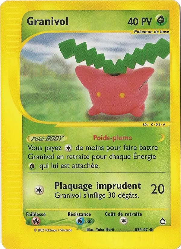 Granivol — carte 83 de l’extension Aquapolis
