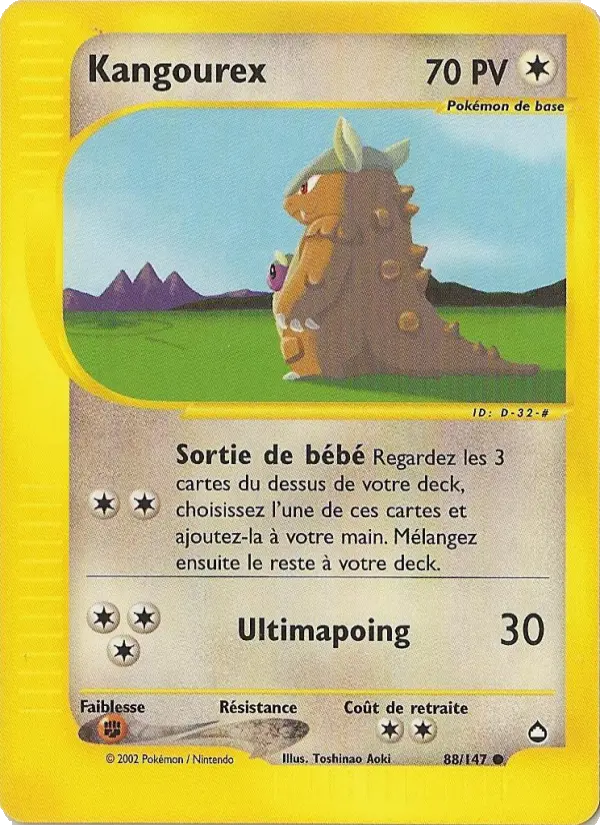 Kangourex — carte 88 de l’extension Aquapolis