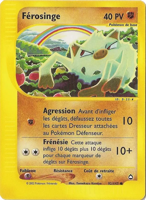 Férosinge — carte 92 de l’extension Aquapolis