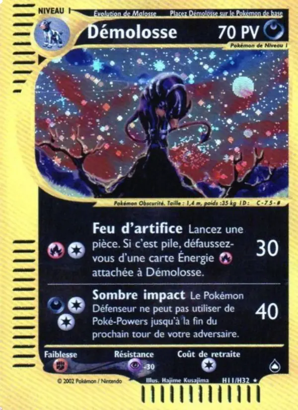Démolosse — carte H11 de l’extension Aquapolis