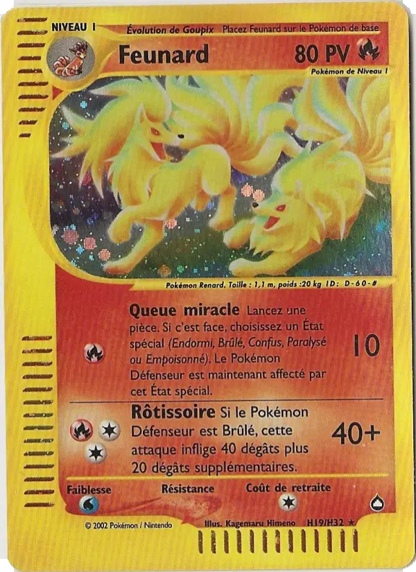 Feunard — carte H19 de l’extension Aquapolis