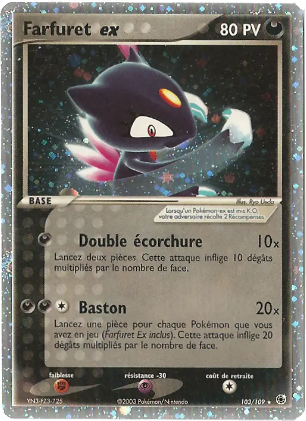 Farfuret ex — carte 103 de l’extension EX Rubis & Saphir
