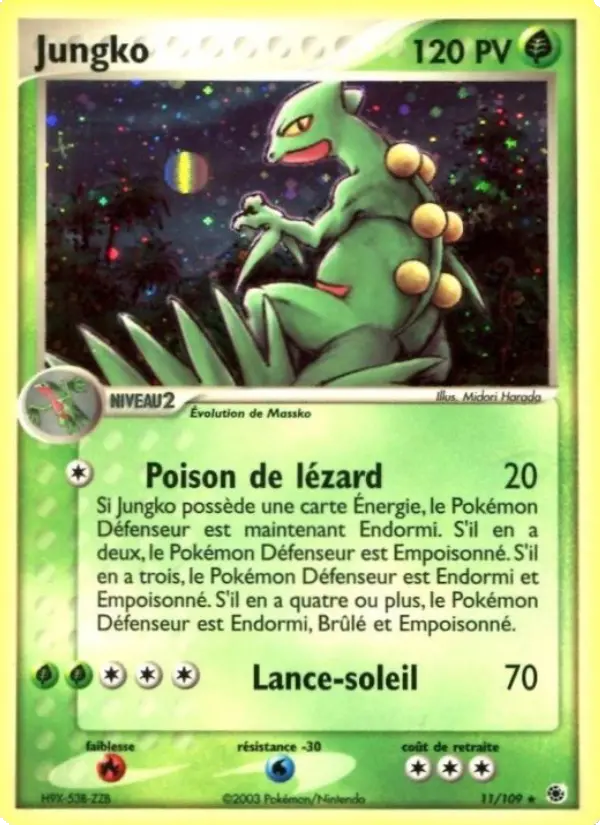 Jungko — carte 11 de l’extension EX Rubis & Saphir