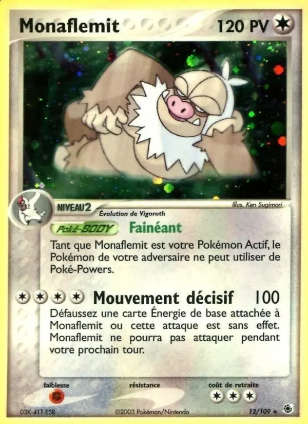 Monaflemit — carte 12 de l’extension EX Rubis & Saphir