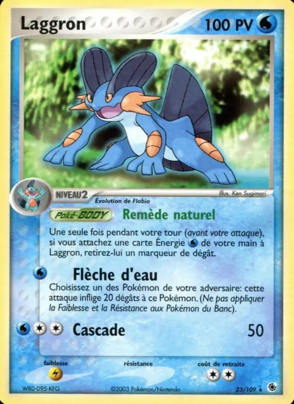 Laggron — carte 23 de l’extension EX Rubis & Saphir