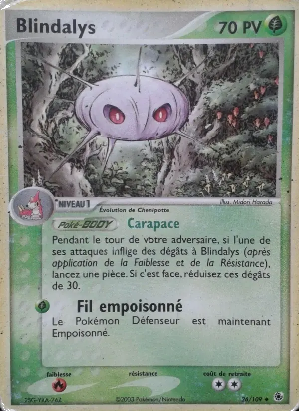 Blindalys — carte 26 de l’extension EX Rubis & Saphir