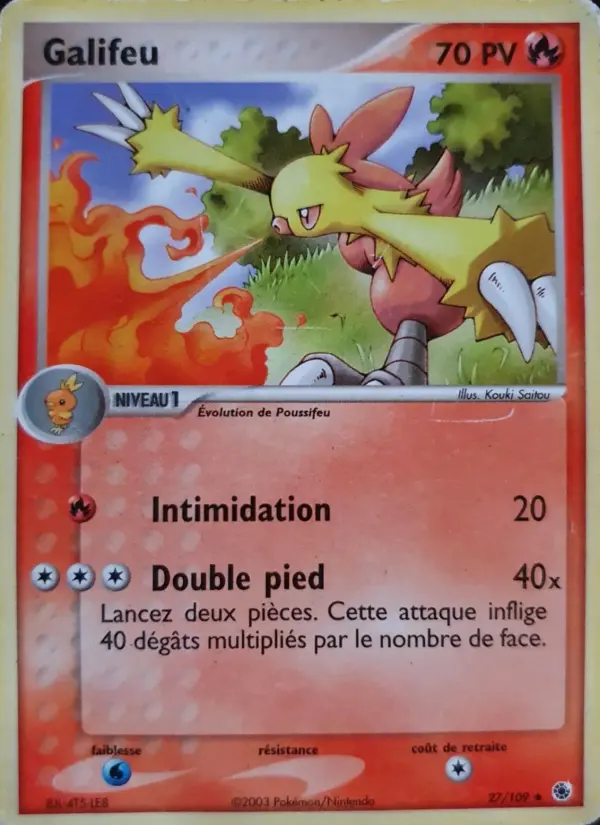 Galifeu — carte 27 de l’extension EX Rubis & Saphir