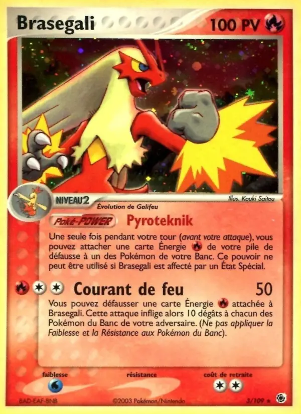 Brasegali — carte 3 de l’extension EX Rubis & Saphir